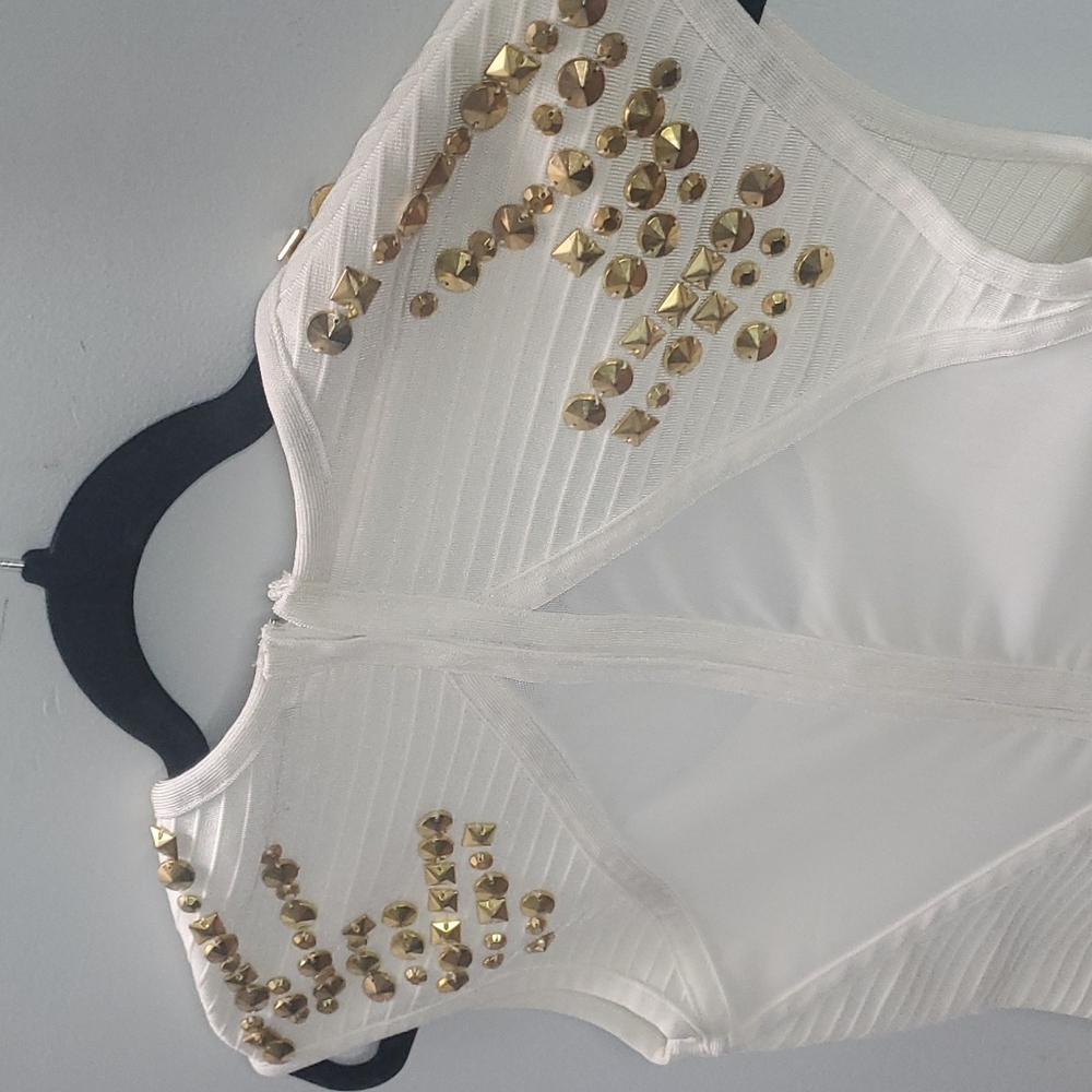 WOW COUTURE BANDAGE MINI DRESS - SMALL - Picture 7 of 7